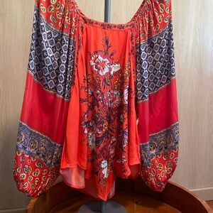 Free people Multicolor Bohemian Blouse